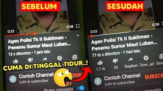 Cara Menambah 4000 Jam Tayang YouTube Dengan Cepat Dan Aman [upl. by Yorel678]