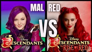 Descendants 4 Descendants The Rise of Red Mal VS Red [upl. by Teagan464]