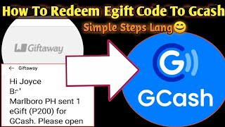 How To Redeem Egift Code To Gcash [upl. by Ennaylime]