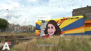 Genoeg Anne Frankstreetart in de stad [upl. by Aiyotal466]