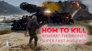 How to Kill Behemoth Drones Super Fast amp Easy in Ghost Recon Breakpoint [upl. by Deeraf906]