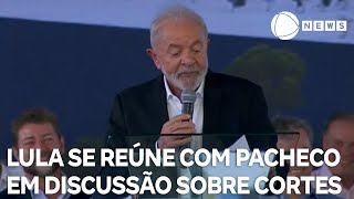 Lula se reúne com Pacheco em meio às discussões sobre cortes [upl. by Akibma]