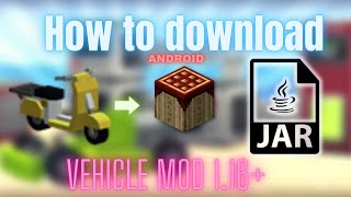 Vehicle mod for Minecraft povja launcher 116 With tutorial No scam 💯 original mod [upl. by Aihcila]