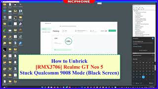 How to Unbrick Realme GT Neo 5 RMX3706 Stuck EDL  Qualcomm 9008 Mode Black Screen [upl. by Leonardo]