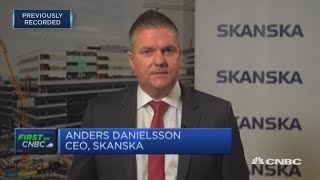 Opportunities for infrastructure investment in US are huge says Skanska CEO  Squawk Box Europe [upl. by Crescin]