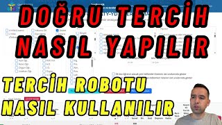 2023 YKS Tercih Doğru tercih nasıl yapılır Tercih Robotu Nasıl Kullanılır [upl. by Arbma]