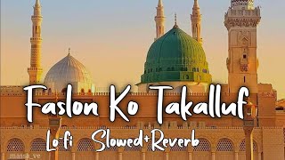 Faslon Ko Takaluf Hai HumSe Agar  slowedreverb  Lofi Naat naat reverb [upl. by Starla521]