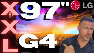 XXL OLED LG G4 97quot Best Massive TV on Earth [upl. by Wawro]