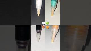 🤍💚🤎🧡marker activation asmrsatisfying markers shorts [upl. by Cartwright]