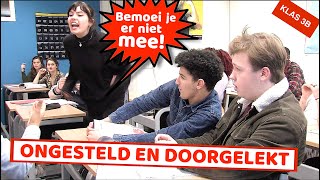 BOOS ONGESTELD EN DOORGELEKT DE KLAS UIT [upl. by Aralk]