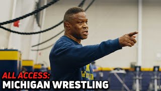 Inside A Division 1 Wrestling Practice At The University Of Michigan [upl. by Nylyoj501]