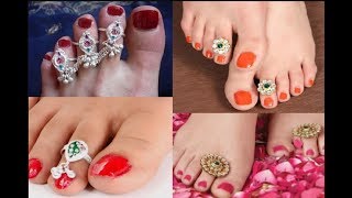 toe ring design pic पैर के बिछवे 2017 special karva choth [upl. by Aneehsor900]