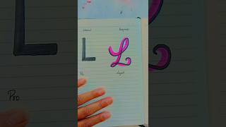 Drawing vlog ✨ Day 142 Write Letter L Normal Beginner Pro Legent youtube calligraphy art [upl. by Fernandez]