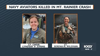 Navy aviators killed in Mt Rainier crash identified [upl. by Baerman]