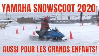 ESSAI Yamaha Snowscoot 2020 Pour les tout petits mais capable damuser les plus grands [upl. by Areem]