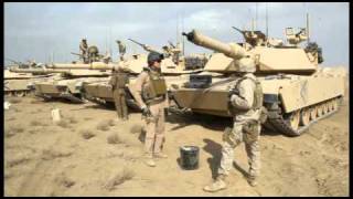 M1A1 Abrams US Marines Corp main battle Tank Firing in Afghanistan Helmand [upl. by Atworth]