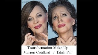 Marion La Môme  La Vie en rose Transformation MakeUp Marion Cotillard Édith Piaf Ludivine Valandro [upl. by Oile]