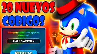 TODOS LOS CÓDIGOS DE SONIC SPEED SIMULATOR EN OCTUBRE 2024  ROBLOX SONIC SPEED SIMULATOR [upl. by Ayisan]