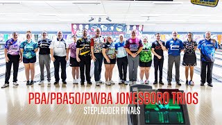 2024 PBAPBA50PWBA Jonesboro Trios Stepladder Finals [upl. by Abebi]