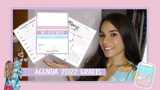 AGENDA 2022 GRATIS PARA IMPRIMIR  PDF Productividad  Organización [upl. by Thorbert]