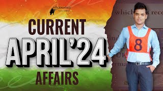 April 2024 Current Affairs for CDS NDA CAPF [upl. by Arihppas158]