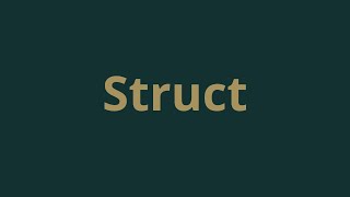 Struct in C [upl. by Brahear]