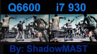 Resident Evil 5 Benchmark Q6600 vs I7 [upl. by Saidel31]