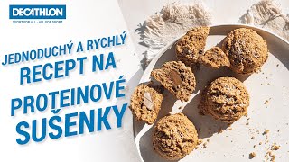 Jednoduché recepty 1 Proteinové sušenky  Decathlon Česká republika [upl. by Busby]