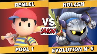 Renlel Ness vs Holash Meta Knight  Torneo Smacho New Evolution  5  131024 [upl. by Ailina143]