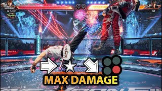 Tekken 8 Hwoarang JFSR Combos  Max Damage [upl. by Llemor915]