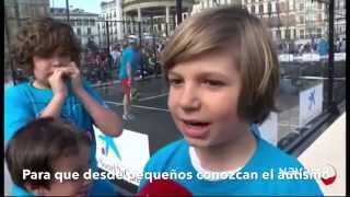 Día Mundial Autismo Plaza del Castillo 11 abril [upl. by Aerb898]