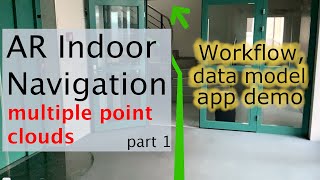 Unity tutorial AR Indoor Navigation with Vuforia Engine  Workflow data model amp app demo [upl. by Stephenson649]