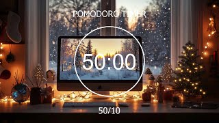 Christmas Edition 🥨 5010 Study Pomodoro Timer  Lofi Deep Focus Work With Me Stay Motivated [upl. by Selrac]