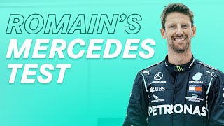 Announcing Romain Grosjeans Special Mercedes F1 Test [upl. by Mathi]