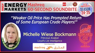 Daily Energy Markets  Mashreq 60  Second Soundbite [upl. by Ymar788]