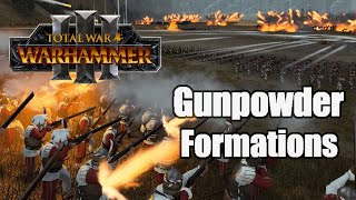 Total Tactics  How To Gunpowder Formations  Total War Warhammer 3 [upl. by Mikihisa]