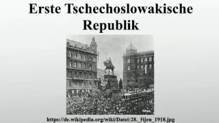 Erste Tschechoslowakische Republik [upl. by Koah]