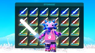 I Collected EVERY Lightsaber in LEGO Fortnite Star Wars [upl. by Yhtur]