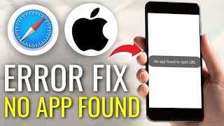 How to Fix No App Found to Open Link URL  Full Guide [upl. by Lilac]