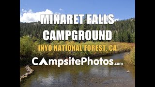 Minaret Falls Campground Inyo National Forest California [upl. by Gosnell]