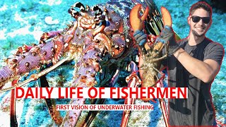 Daily Life of Fishermen Outdoor Fishing amp Catching Seafood First Vision of Underwater Fishing [upl. by Dallas]