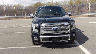 2017 Ford F150 Lobo Platinum 3 5L V6 Black Black Leather [upl. by Morgun]