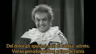 Pagliacci quotPrólogoquot legendado em português [upl. by Laeno]