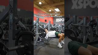 How to fail on bench press like a chill guy NO SPOTTER [upl. by Sualocin398]