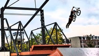 BMX Park w Reacting Features  Red Bull Framed Reactions 2013 Amsterdam [upl. by Cathe]