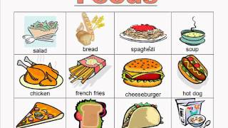 Foods Bingo Game [upl. by Neeruan]