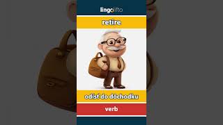 🇬🇧🇸🇰 retire  odísť do dôchodku  learn English  naučme sa anglicky [upl. by Wyck]