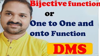 Bijective Function  One to One and Onto  Discrete Mathematics  MFCS  Types of Functions [upl. by Sheffie]