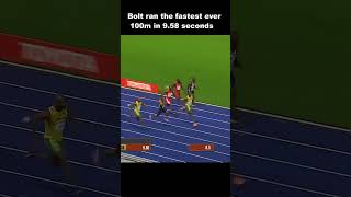 100m World record Usain Bolt worldrecord usainbolt race tranding motivation [upl. by Lorna]