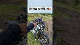 GT 650 RRP VS DUKE 390🔥 shorts bikelover gt650 duke390 [upl. by Dorca180]